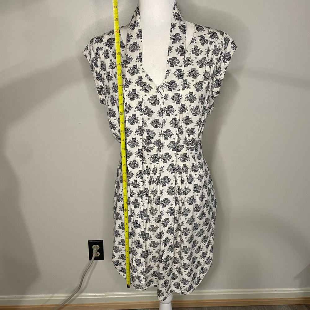 Daniel Rainn White and Black Floral Dress